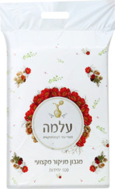 עלמה נייר מניקור מקצועי בגודל 40X30 - מארז 100 יח'