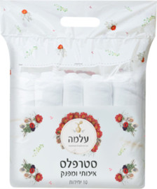 עלמה סטרפלס קוסמטי במגוון צבעים - מארז 10 יח'