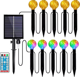 Solarise גדר כדורי לד - 10 נורות