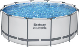 BESTWAY בריכת BESTWAY אולטרה קוטר 366 עומק 122 Steel Pro MAX דגם 56420
