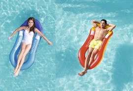 BESTWAY מזרון מתנפח צף BESTWAY כולל רשת בתחתית וכרית ראש, דגם 43103