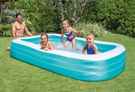 INTEX בריכה משפחתית INTEX מלבנית מתנפחת, דגם 58484