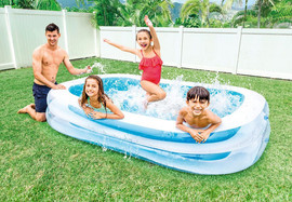 INTEX בריכת INTEX מלבנית מתנפחת, דגם 56483