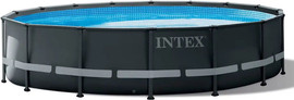 INTEX בריכת INTEX אולטרה קוטר 488 עומק 122 סדרת ULTRA XTR דגם 26326