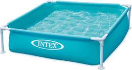 INTEX בריכת עמודים ריבועית 30*122*122 INTEX דגם 57173