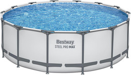 BESTWAY ערכת הכל כלול קלאסיק בריכת BESTWAY אולטרה עגולה קוטר 427 עומק 122 Steel Pro MAX דגם 5612XC