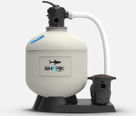 SHARK משאבה 1.5 כ''ס + מסנן חול 8000 SHARK