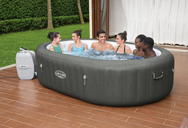 BESTWAY ג'קוזי מתנפח אובלי 60067 Mauritius AirJet, BESTWAY Lay-Z-Spa