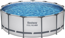 BESTWAY בריכת BESTWAY אולטרה קוטר 396 עומק 122 Steel Pro MAX מקט 5618W