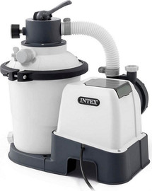 INTEX משאבה + מסנן חול 925 גלון בשעה INTEX דגם 26642 מסדרת KRYSTAL CLEAR