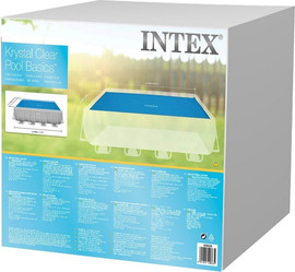 INTEX כיסוי תרמי/סולארי כחול INTEX לבריכה ביתית אולטרה מלבנית 244*488, דגם 28029