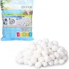 BESTWAY מצע צמר POLYSPHERE לסינון משאבות חול (תחליף חול) 500 גרם, INTEX 29045