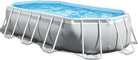 INTEX בריכת INTEX אולטרה אובלית 122*274*503 סדרת PRISM FRAME דגם 26796-1