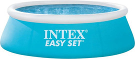 INTEX בריכת הקמה מהירה (בריכת שפה מתנפחת) קוטר 183 עומק 51 INTEX דגם 28101