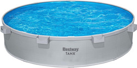 BESTWAY ערכת הכל כלול קלאסיק בריכת BESTWAY מתכתית עגולה 61*305 סדרת TANX דגם 561RWC דגם חדש 2026