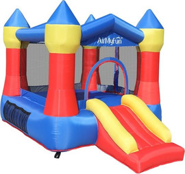 Doctor Dolphin מתקן מתנפח הכולל מתקן קפיצות + מגלשה AirMyFun מבית דוקטור דולפין, דגם 82011A