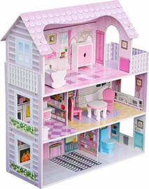 KIDSTORE בית בובות לילדים/ות מעץ דגם טלי, מק''ט AW06A139
