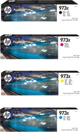 HP סט 4 ראשי דיו מקוריים 973X HP