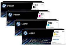 HP סט 4 טונרים מקורים HP 415X W2030X/1X/2X/3X