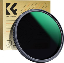K&F CONCEPT פילטר ND משתנה K&F ND8-ND2000  (3-11stop) 52mm