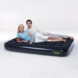 BESTWAY מזרן קטיפה זוגי מתנפח 91*137*22 Comfort Green סמ 67380 מבית Bestway