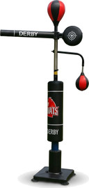 Derby מתקן אגרוף רב תכליתי מתכוונן שק פלוס 2 כדורי איגרוף 12-180 סמ מבית DERBY