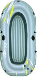 BESTWAY סירה אפורה RX-5000 לשלושה אנשים 118*250*300 סמ 61105 מבית Bestway