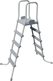 BESTWAY סולם דו כיווני 132 סמ 4 שלבים לבריכה ביתית 58337 מבית BESTWAY
