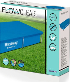 BESTWAY כיסוי לבריכה מלבנית מסגרת כחול 221*150*43 סמ מבית BESTWAY