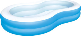 BESTWAY בריכה משפחתית כחולה קלאסית 262*157*46 סמ 54117 מבית BESTWAY
