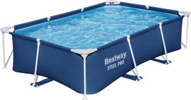 BESTWAY בריכה משפחתית מסגרת מלבנית 259*170*61 סמ 56403 מבית BESTWAY