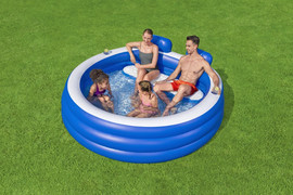 BESTWAY בריכה משפחתית עגולה 2.31*2.19*79 סמ 54422 מבית BESTWAY