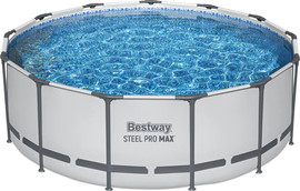 BESTWAY בריכת אולטרה עגולה אפורה 427*122 סמ MAX 5612X מבית BESTWAY