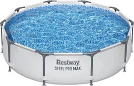BESTWAY בריכת צינורות אפורה 305*76 סמ 56408 מבית BESTWAY