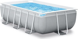 INTEX בריכת אולטרה עמודים מלבנית בריכה בלבד | 488*244*107 סמ | מקט INTEX | 26792X | קפיץ קפוץ