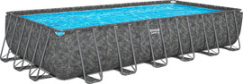 BESTWAY בריכה מלבנית בסטוואי 732X366X132 ס''מ Bestway 561KG APX 365 *כולל משאבת חול, צמר סינון, סולם וכיסוי*