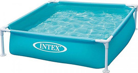 INTEX בריכה מלבנית קטנה לילדים 122X122X30 דגם 57173 INTEX