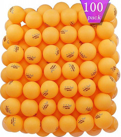 Pacifix מארז 100 כדורים מקצועיים 3 כוכבים לשולחן טניס פינג פונג PACIFIX כתום