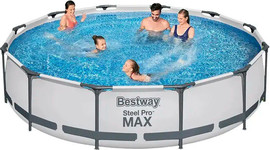 BESTWAY בריכה עגולה בסטוואי 366X76 ס''מ Bestway MAX 56416 *כולל משאבת פילטר ומסנן*