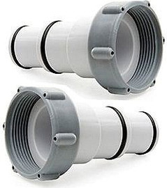 INTEX זוג מתאמי A לצינור INTEX 25007