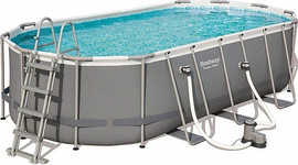 BESTWAY בריכה אובלית אולטרה 549X274X122 כולל משאבה, סולם, כיסוי BESTWAY 56710