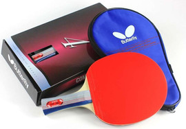 BUTTERFLY מחבט בטרפליי מקצועי כולל כיסוי BUTTERFLY TBC401