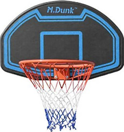 DUNK PRO לוח סל לקיר 75/45 ס''מ כולל טבעת ורשת DUNK PRO M003