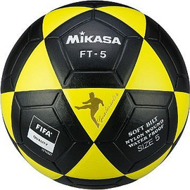Mikasa כדור כדורגל מיקסה MIKASA FT5 מיקאסה שחור צהוב