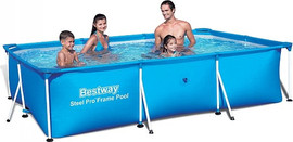 BESTWAY בריכה מלבנית 300X201X66 דגם Bestway 56404