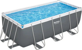BESTWAY בריכה מלבנית 412X201X122 כולל משאבת חול וסולם Bestway 56457