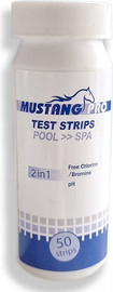 Mustang ערכת בדיקה 50 סטיקים לבריכה MUSTANG