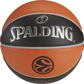Spalding כדור כדורסל ספולדינג 6 עור סינטטי SPALDING TF500