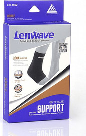 Lenwave מגן קרסול - תומך קרסול שחור LENWAVE