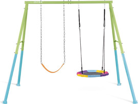 INTEX נדנדת חצר צבעונית – מושב קן לציפור ומושב גמיש INTEX 44125